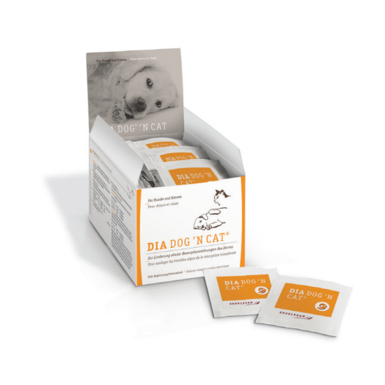 Dia Dog & Cat šunims ir katėms sutrikusiai žarnyno absorbcijai ir ūmiam viduriavimui gydyti