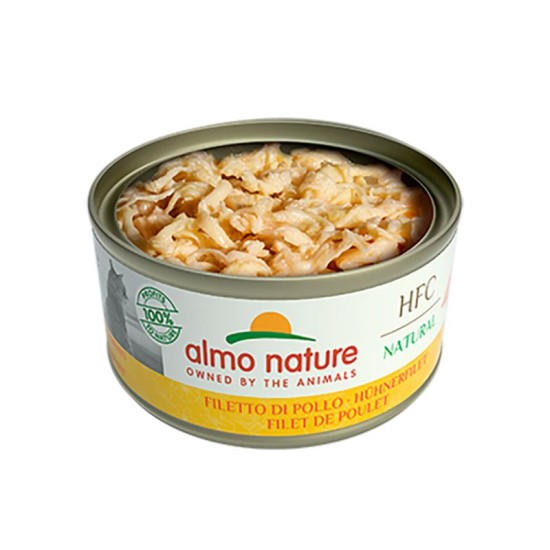 Almo Nature HFC Chicken filet  vištienos filės konservai katėms