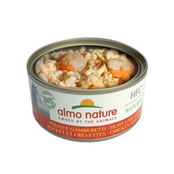 Almo Nature HFC Chicken with Shrimps konservai katėms su vištiena ir krevetėmis
