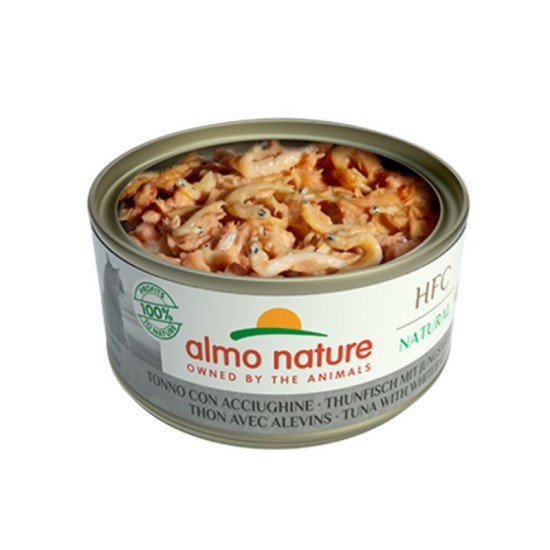 Almo Nature HFC Tuna with Whitebait konservai katėms su tunu ir jaunom sardinėm 