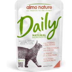 Almo Nature Daily Cat Pouch with Tuna and Salmon 70g su tunu ir lašiša