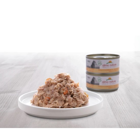 Almo Nature HFC Tuna with Shrimps konservai katėms su tunu ir krevetėmis