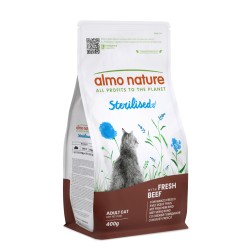 Almo Nature Functional Adult Sterilised Beef sausas maistas katėms