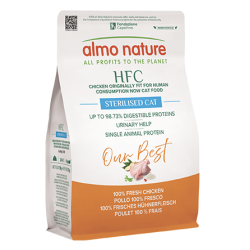 Almo Nature HFC Adult Sterilised Cat Fresh Chicken sausas maistas katėms