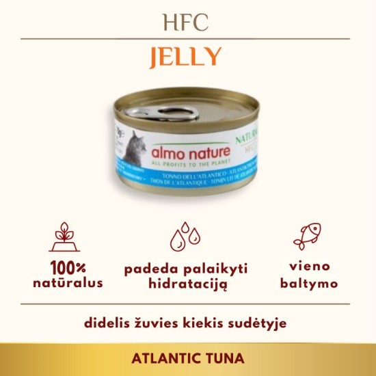 Almo Nature HFC Atlantic Tuna konservai katėms su atlanto vandenyno tunu