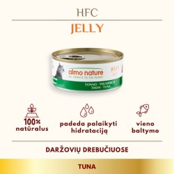 Almo Nature HFC Jelly Tuna 70g tunas drebučiuose konservai katėms