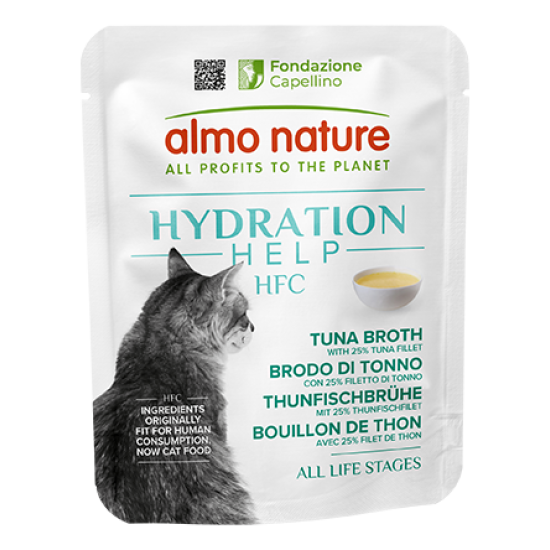 Almo Nature HFC Hydration Tuna Fillet geriamieji konservai katėms