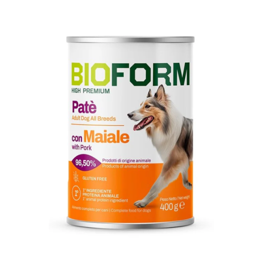 BIO FORM High Premium Dog Patè with Pork konservai šunims