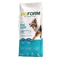 BIO FORM Premium Dog Adult Blue Fish & Potatoes CENNAMO sausas maistas šunims
