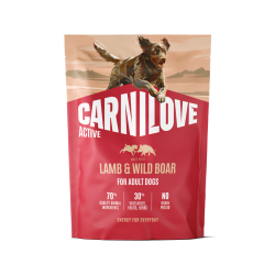 CARNILOVE ACTIVE Dog Lamb & Wild Boar sausas pašaras šunims