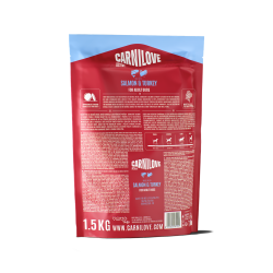 CARNILOVE ACTIVE Dog Salmon & Turkey sausas pašaras šunims