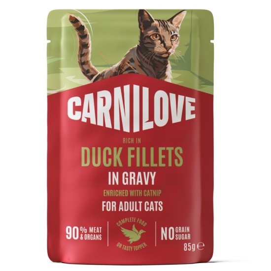 Carnilove Duck Fillets konservai katėms su antiena ir katžole