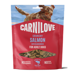 CARNILOVE Crunchy Snack Salmon with Blueberries skanėstai šunims 200 g