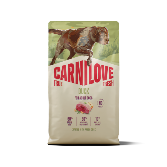 CARNILOVE TRUE FRESH Dog Duck sausas pašaras šunims