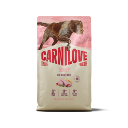 CARNILOVE TRUE FRESH Dog Turkey sausas pašaras šunims