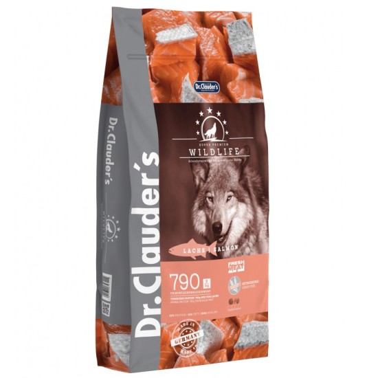 DR. CLAUDER'S  Wildlife Salmon sausas maistas šunims su lašiša