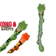 KONG KNOT SNAKE ASORTED M/L žaislas šunims