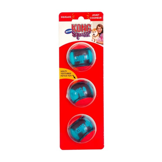 KONG Squeezz Action Ball žaislas šunims