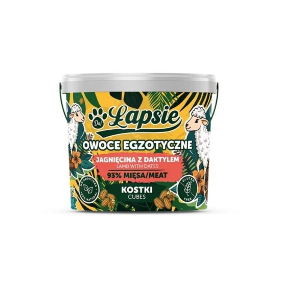 Lapsie Exotic Fruit Cubes Lamb skanėstas šunims