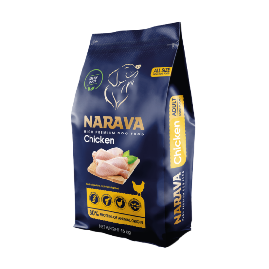 Narava High Premium Chicken Adult sausas pašaras šunims