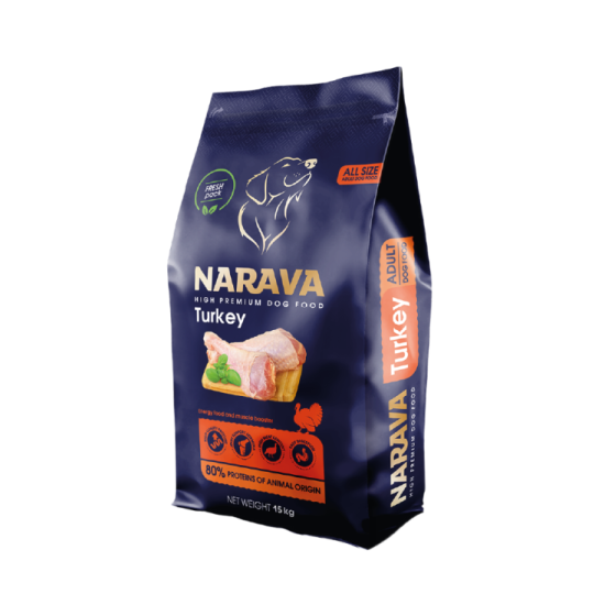 Narava High Premium Turkey Adult sausas pašaras šunims