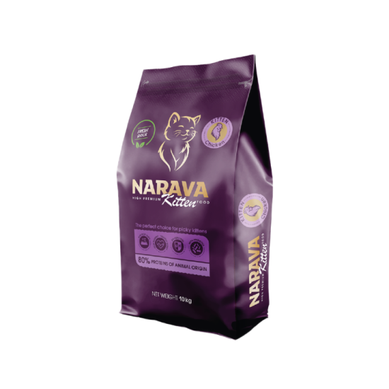 Narava High Premium Cat Chicken Kitten sausas pašaras kačiukams