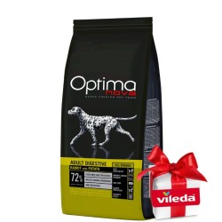 Optima Nova Dog Adult All Breed Digestive Rabbit & Potato sausas pašaras šunims+DOVANA