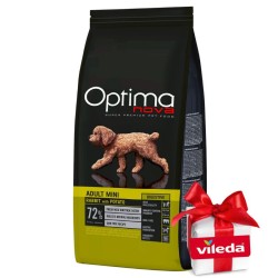 Optima Nova Dog MINI Adult Rabbit & Potato sausas pašaras šunims+DOVANA