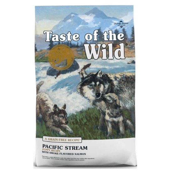 Taste of the Wild Pacific Stream puppy sausas pašaras jauniems šunims