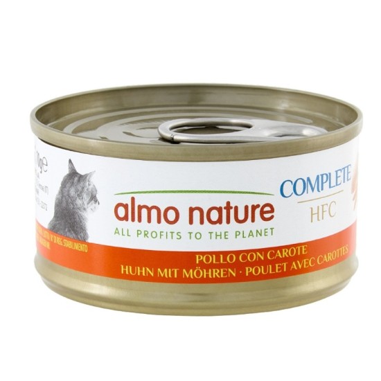 Almo Nature HFC Complete Chicken&Carrot šlapias maistas katėms