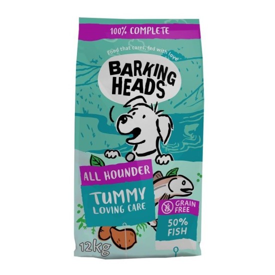BARKING HEADS Tummy Lovin Care Fish Šunims Su Žuvimi