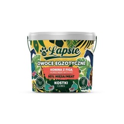 Lapsie Exotic Fruit Cubes Horse skanėstas šunims su arkliena