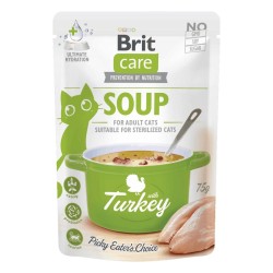 Brit Care Cat Soup Turkey sriuba su kalakutiena katėms