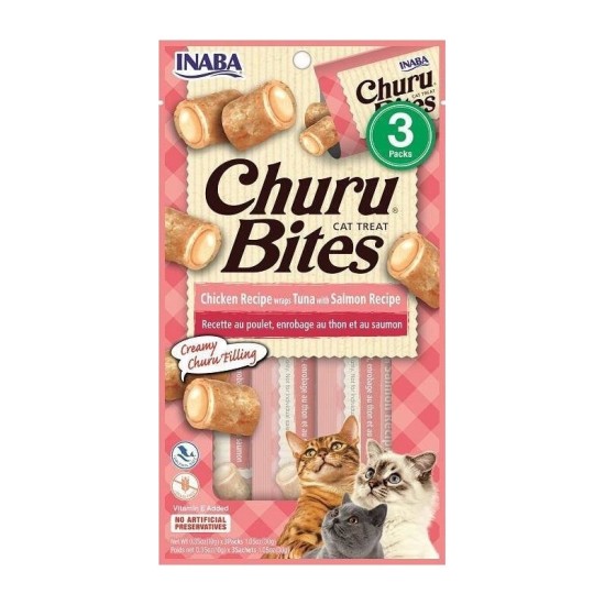 Churu Cat Bites Tuna Salmon 30g