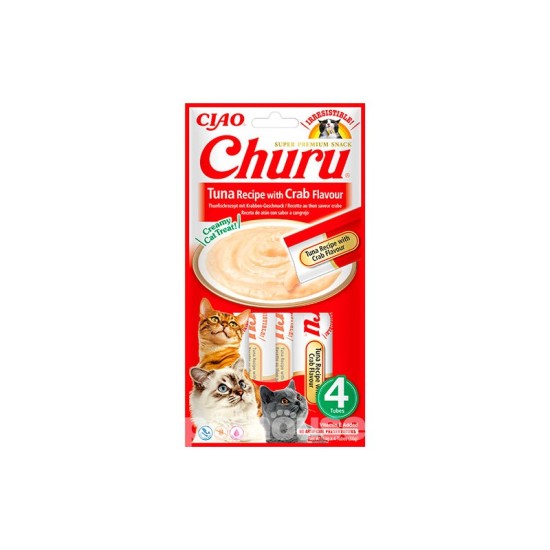 Churu Cat tunas ir krabai 56g