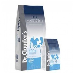 DR. CLAUDER’S SENSITIVE Fish & Rice sausas maistas šunims su žuvimi ir ryžiais 15kg