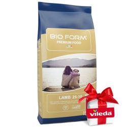 BIO FORM Premium Adult Lamb - sausas maistas suaugusiems šunims su Ėriena+DOVANA