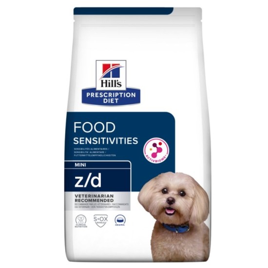 Hill s PD Canine z/d mini sausas pašaras alergiškiems šunims 