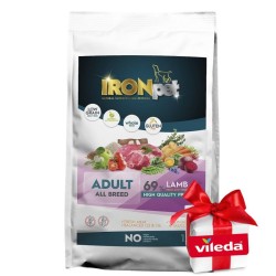 IRONpet LAMB Adult All Breed vieno baltymo pašaras suaugusiems šunims+DOVANA