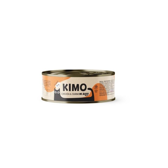 Kimo Chicken&Surimi in Jelly konservuotas pašaras katėms su vištiena ir surimi