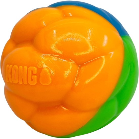 KONG Twistz High-Viz Ball ryškiaspalvis  kamuolys šunims