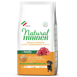 Natural Trainer DOG SENSITIVE NO GLUTEN ADULT MINI LAMB sausas pašaras šunims