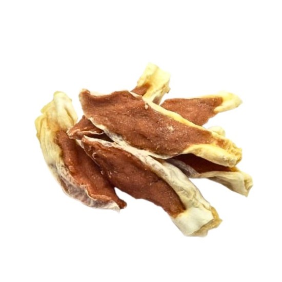 REAL DOG Triušio ausys su minkšta vištiena skanėstai šunims 500g