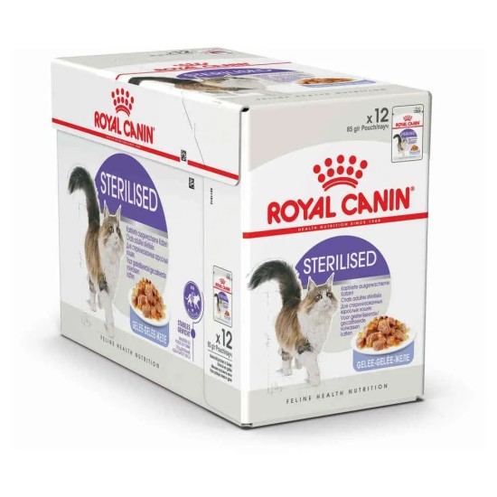 Royal Canin Sterilised in Jelly šlapias maistas katėms 