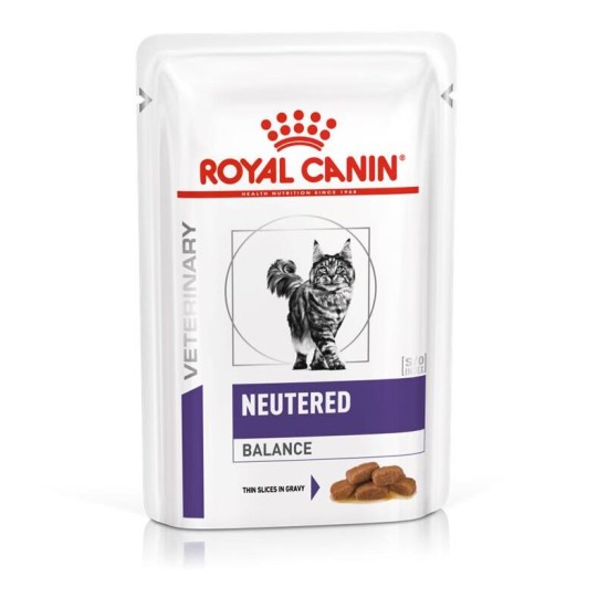 Royal Canin VHN Cat Neutered Balance Gravy konservai katėms
