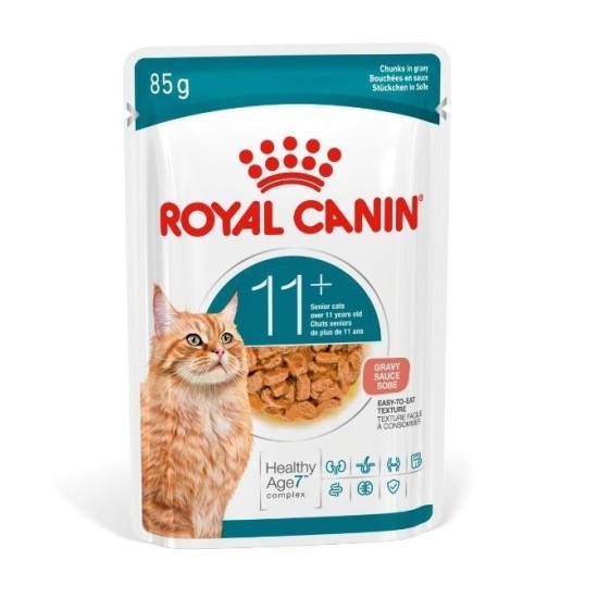 Royal Canin FHN C Ageing 11+ Gravy guliašas vyresnio amžiaus katėms 