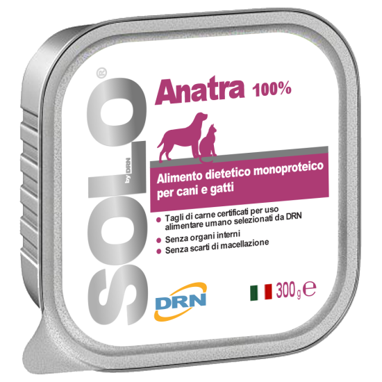 Solo konservai šunims ir katėms ,,Anatra'' su antiena