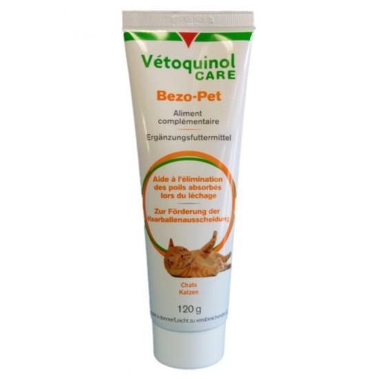 Vetoquinol Bezo-Pet sąvėlas šalinanti pasta katėms 120g