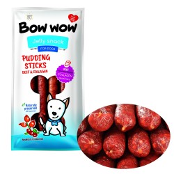 Skanėstai šunims BOW WOW Jelly snack su jautiena ir kolagenu, 6 vnt. Skanėstai šunims BOW WOW Jelly snack su jautiena ir kolagenu, 6 vnt.