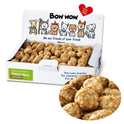 Skanėstai šunims BOW WOW Prebio balls su plaučiais, 900 g Skanėstai šunims BOW WOW Prebio balls su plaučiais, 900 g
